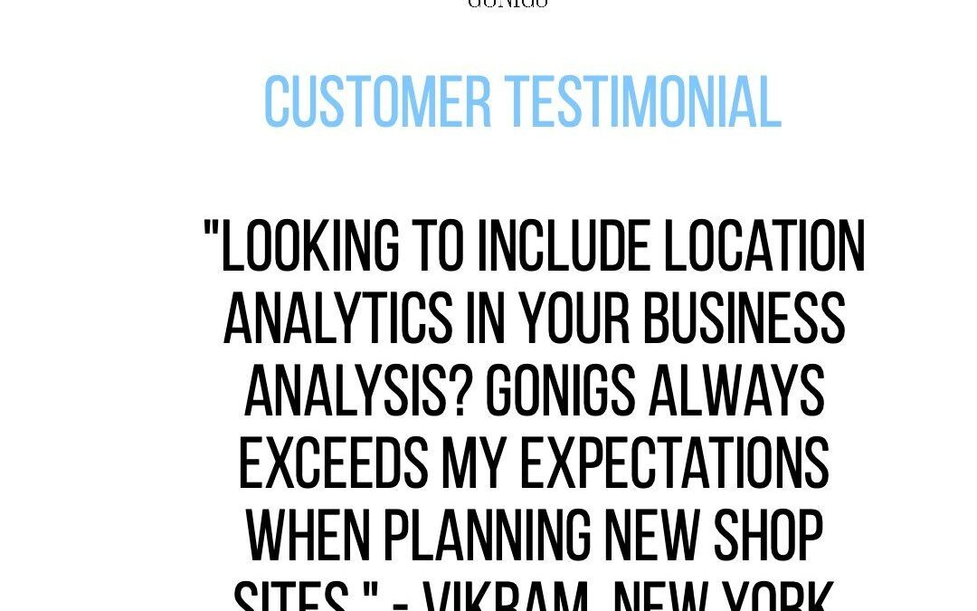 Gonigs Customer Testimonial
